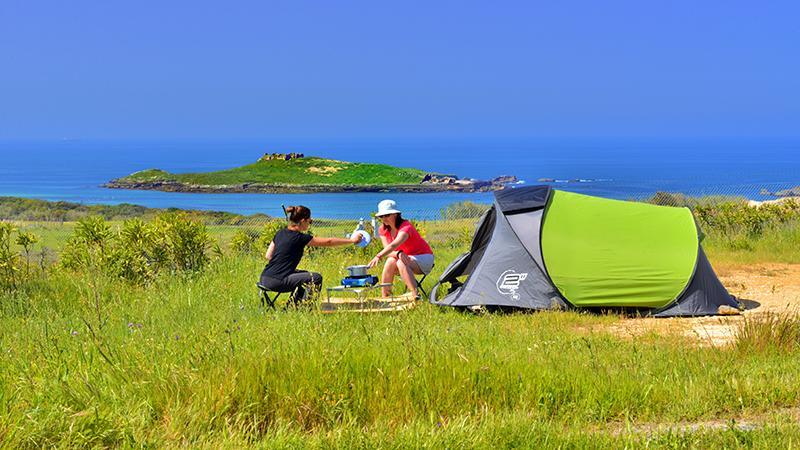 מלון פורטו קובו Parque De Campismo Da Ilha Do Pessegueiro מראה חיצוני תמונה